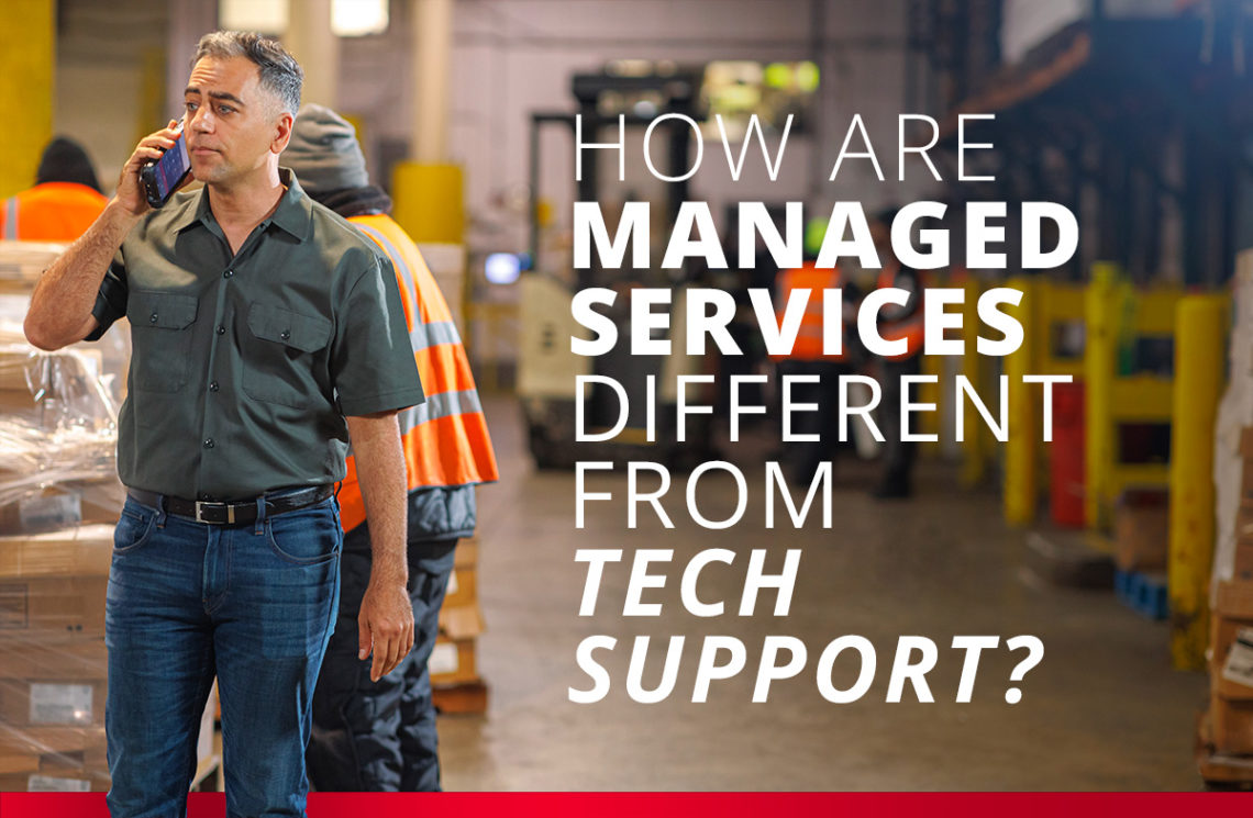 How are Managed Services Different from Tech Support?